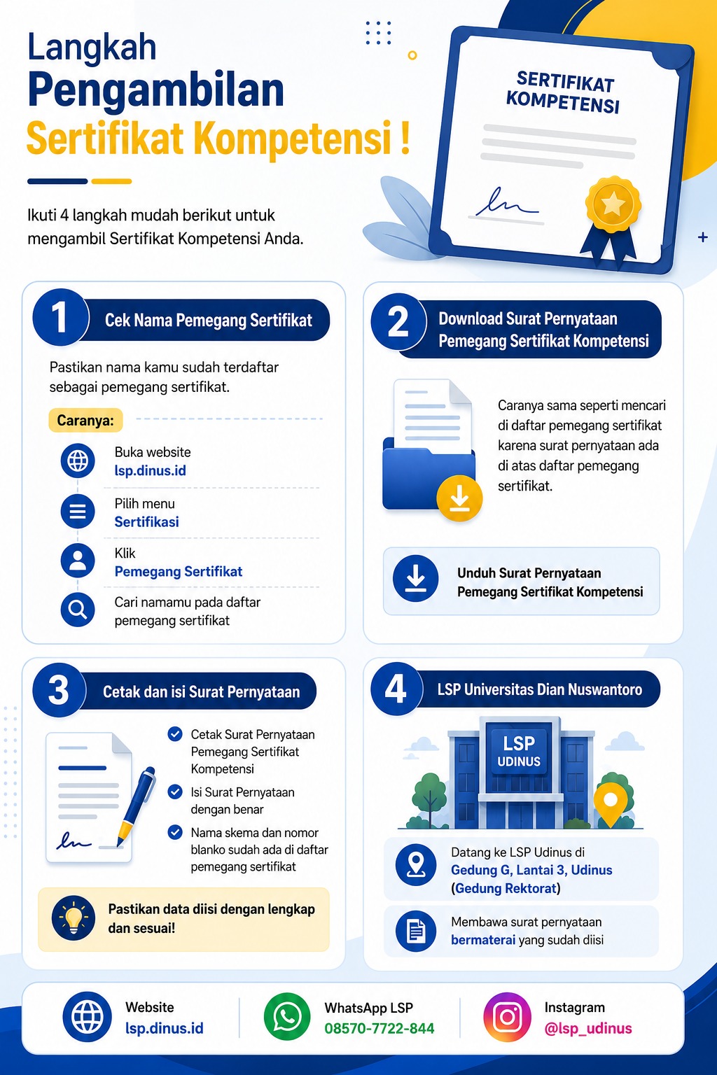 Tutorial Pengambilan Sertifikat