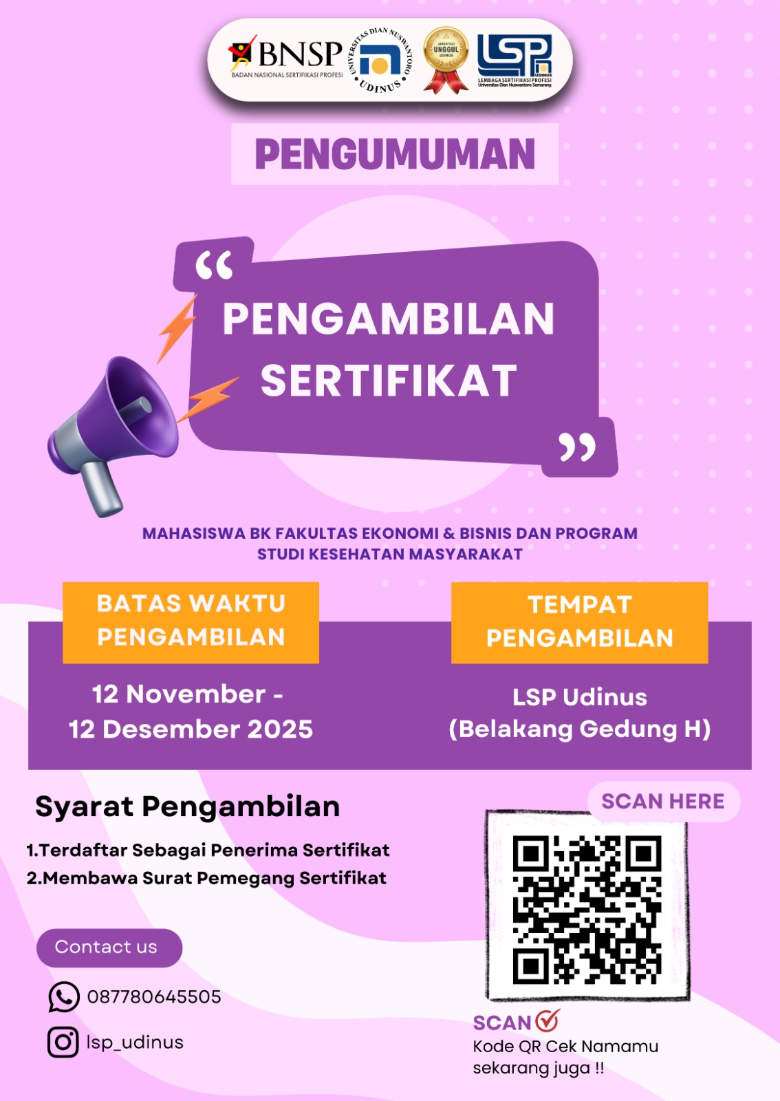 Pengumuman!